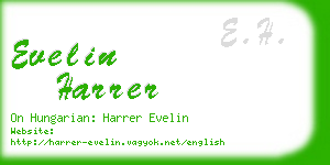 evelin harrer business card